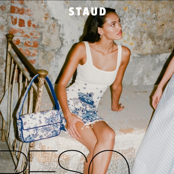STAUD Handbags - STAUD BEADED TOMMY BAG